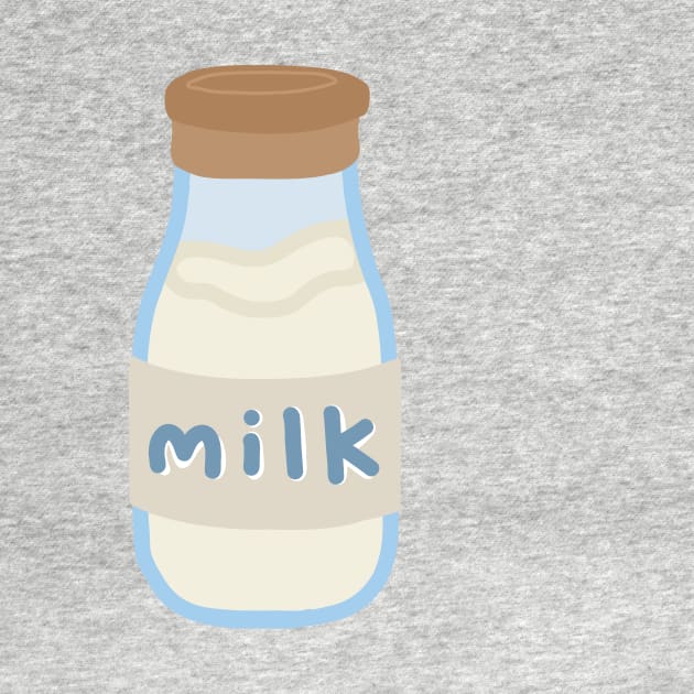 Cute Cartoon Milk Jar Bottle by Pikachomp